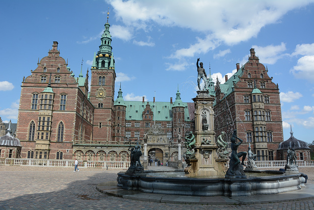 Denmark, Frederiksborg Castle and the Neptune Fountain
