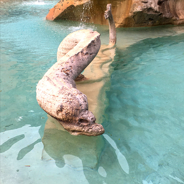 The monster in the fountain.