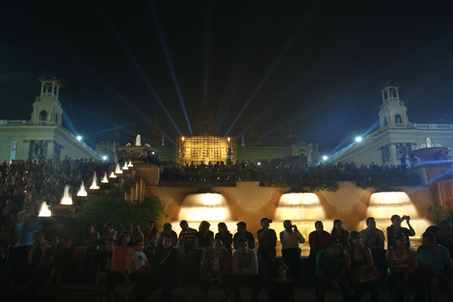 Montjuic At Night