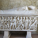 Musée archéologique de Split : sarcophage de Phèdre et Hippolyte.