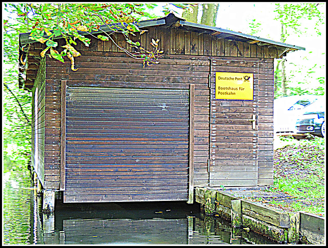 250/365 - Spreewald - Boathouse for Post boat