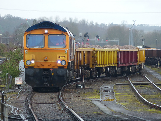 66061 at Eastleigh - 28 February 2020