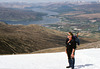 A.D. on the climb to the CMD arete 16th May 1994.