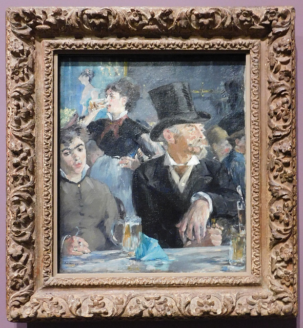 Cafe-Concert by Manet in the Metropolitan Museum of Art, December 2023