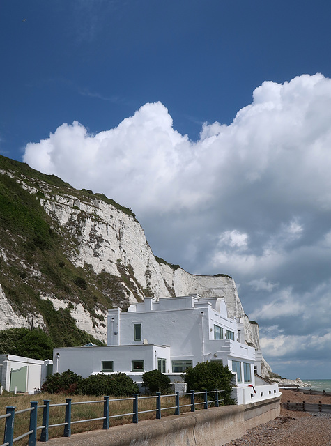 White houses on the beach