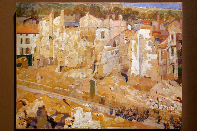 "Verdun, avril 1917 (ruines de la rue Mazel)" (1917)