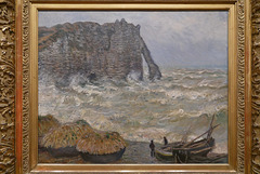 "Mer agitée à Etretat" (Claude Monet - 1883)