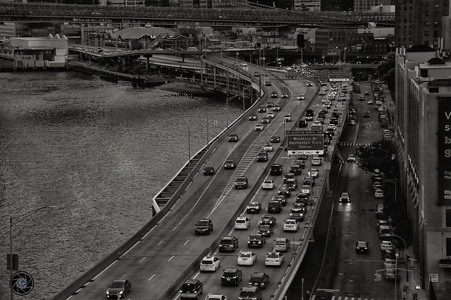 View from a bridge