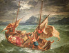 Detail of Christ on the Sea of Galilee by Delacroix in the Metropolitan Museum of Art, January 2019