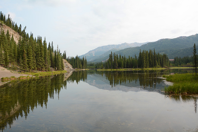 Alaska, Reflection in the Horseshoe Lake