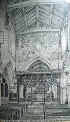 1895 Sketch By W.S Weatherley (Architect), St John the Baptist's Church, Stanford on Soar, Nottinghamshire