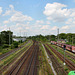 Bahnstrecke Oberhausen–Arnhem, von der Brücke B58 aus (Wesel) / 4.07.2022