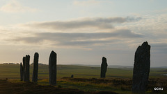 The Ring of Brodgar at Dusk.