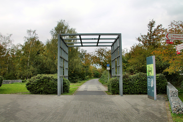 Radweg "Allee des Wandels", ehemals Zechenbahn (Herten) / 17.10.2020