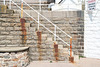 Up the steps - St Catherine's Breakwater