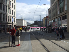 DSCF9468 Midland Metro tram set 17 in Birmingham - 19 Aug 2017