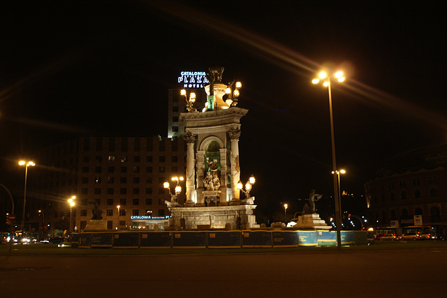 Plaza De Espana At Night