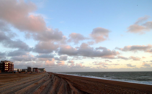 Seaford Sunset - looking east - 9.12.2015