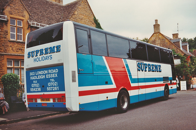 Supreme Holidays HSK 858 (G438 NVV) at Moreton-in-Marsh - 1 Jun 1993 Supreme Holidays HSK 858 (G438 NVV) at Moreton-in-Marsh - 1 Jun 1993