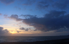 Seaford Sunset - looking southwest - 9.12.2015