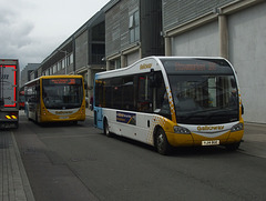 Galloway 330 (YJ14 BGE) and 278 (AY09 BYC) in Bury St. Edmunds - 20 May 2016 (DSCF3452)