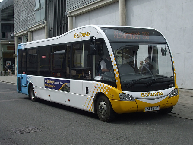 Galloway 330 (YJ14 BGE) in Bury St. Edmunds - 20 May 2016 (DSCF3451)