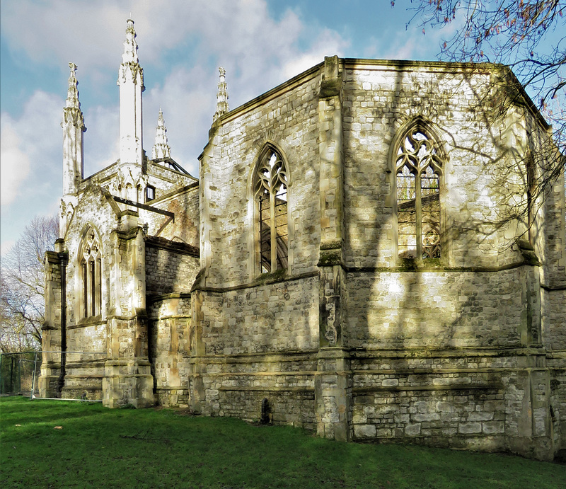 nunhead cemetery, c19 chapel by thomas little, 1844 , london  (3)