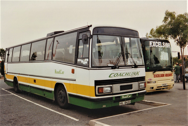 RoadCar 420 (HIL 8420) (ex VET 54Y, 1619 HE) at Ferrybridge – 7 Sep 1996 (326-21)