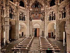 Die Basilika "St. Gereon" im Kerzenschein, am Abend vor dem 3. Advent  - Köln (2 x PiP)
