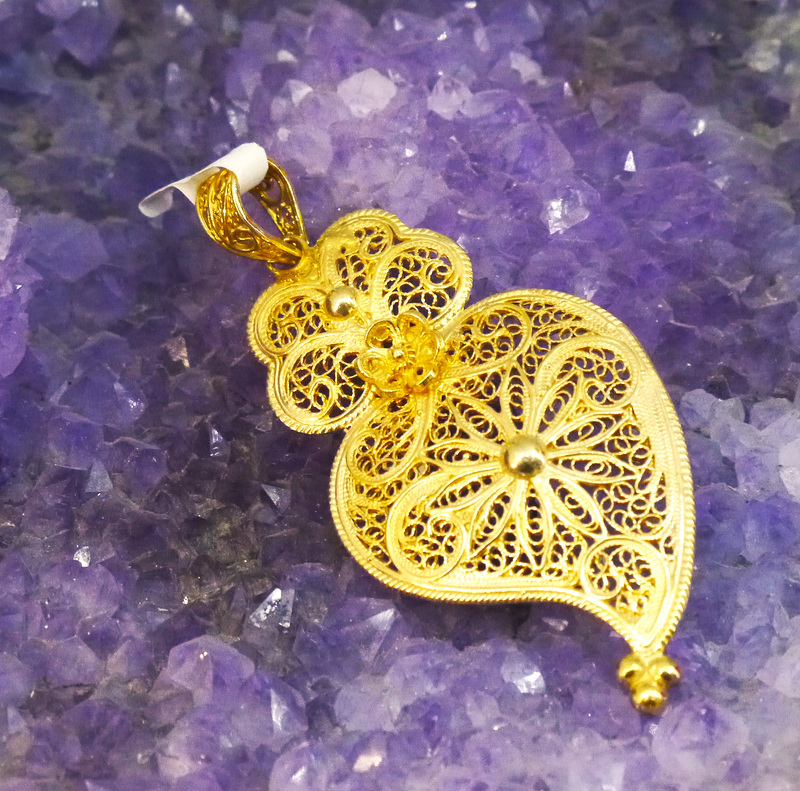 Coração, filigrana - Heart, filigree