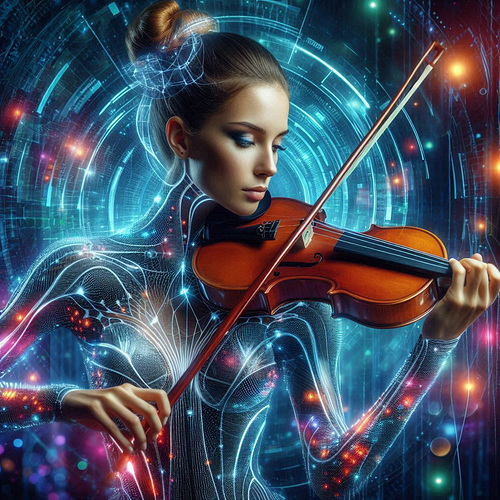 Le violon électronique***************IA******