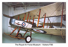 Vickers FB5  - RAF Museum - c1986