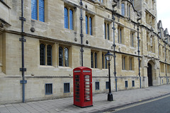 Red Telephone Box In Oxford