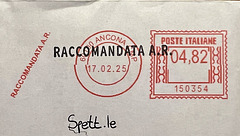 Fano 2025 – Neopost IJ25/65 franking machine impression