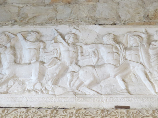 Musée archéologique de Split : combat des centaures et des Lapites.