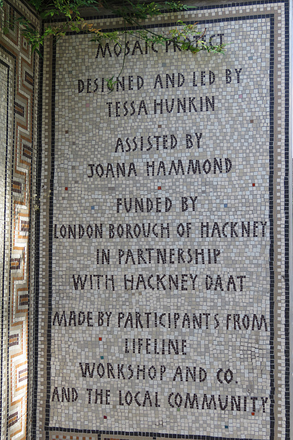 shepherdess walk mosaics, london