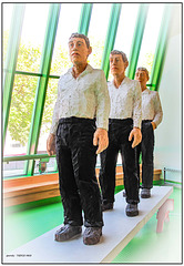 Drillinge im Museum