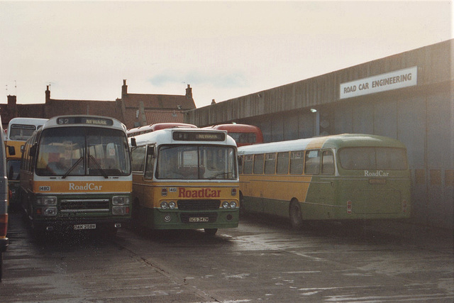 The RoadCar garage at Newark – 22 March 1992 (158-20)