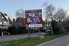 Local election poster in Wassenaar Local election poster in Wassenaar