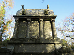 nunhead cemetery, london, c19 tomb of john allan +1865 (1)