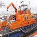 Yarmouth IoW lifeboat on station stern view 13 9 2023