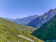 Blick zu rück ins    Lumnezia Kt Graubünden