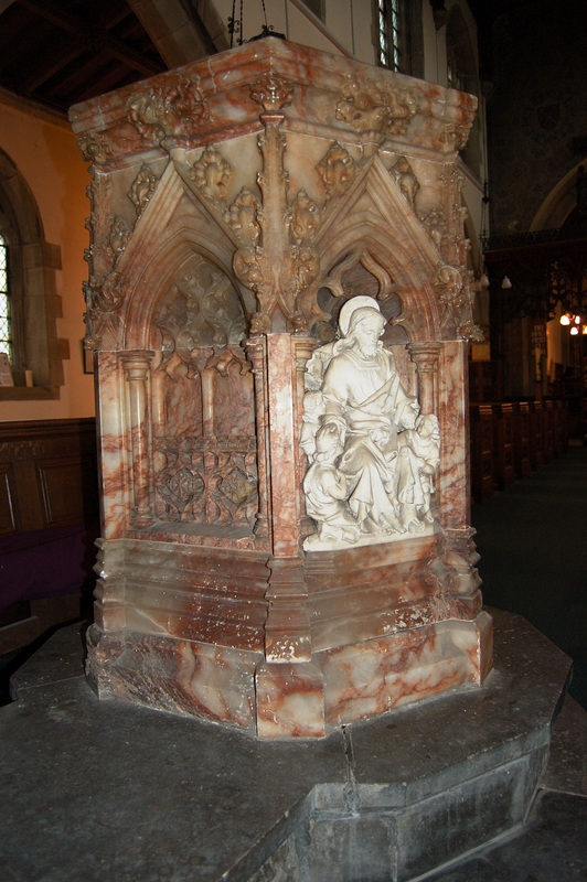 Victorian Font, St John the Baptist's Church, Stanford on Soar, Nottinghamshire