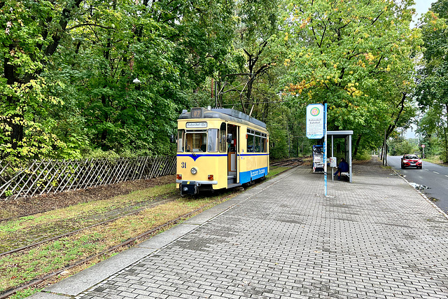 Berlin 2023 – Tram to Woltersdorf at Rahnsdorf