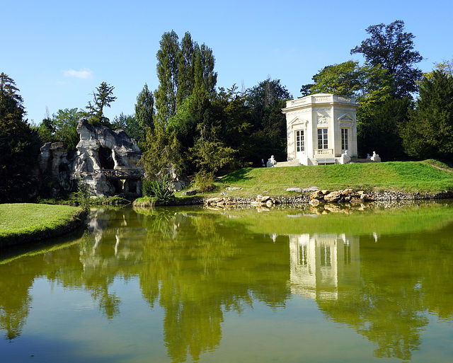 Belvedere, with fake rock