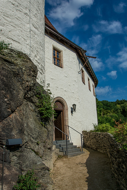 Eingang zur Burg Rabenstein