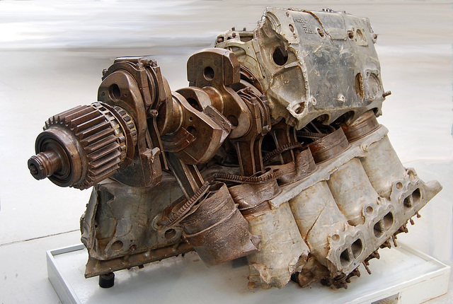 Engine from a German aircraft we shot down in the war.