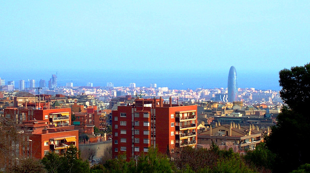 ES - Barcelona - Blick vom Parc Güell