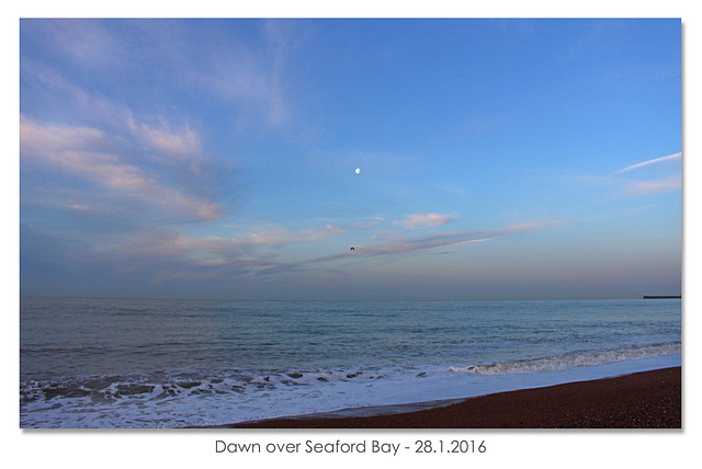 Dawn over Seaford Bay - 28.1.2016