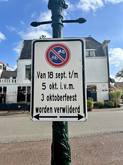 Leidens Ontzet 2024 – No bicycle parking